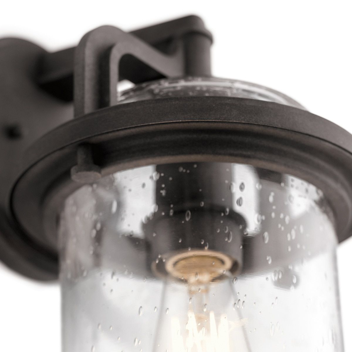 Quintiesse Andover Single Medium Wall Lantern - Weathered Zinc