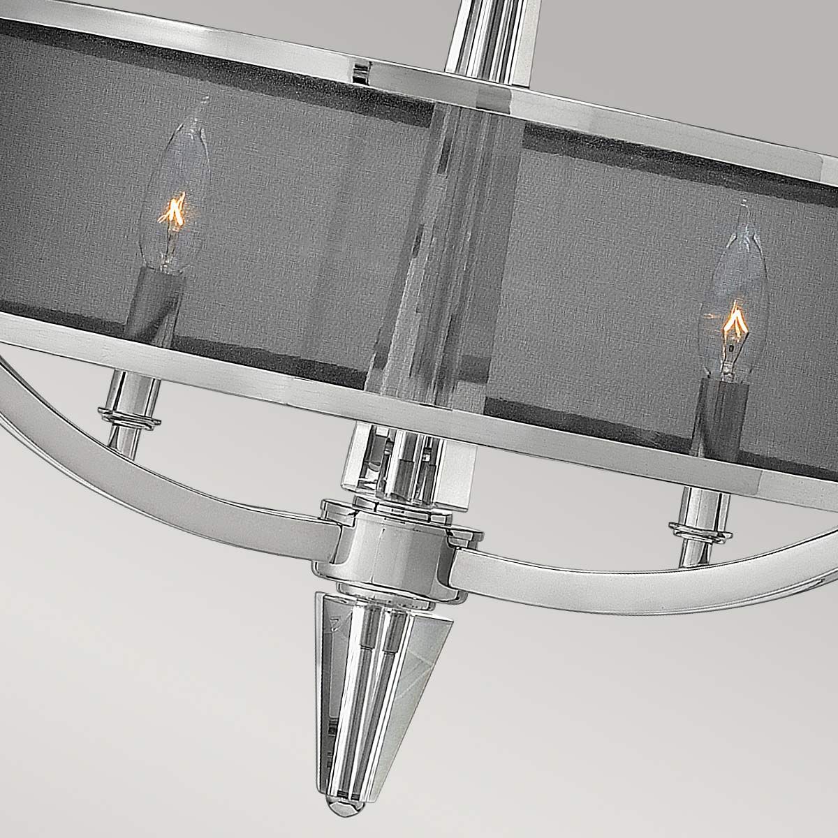 Quintiesse Ascher 3 Light Pendant - Polished Nickel
