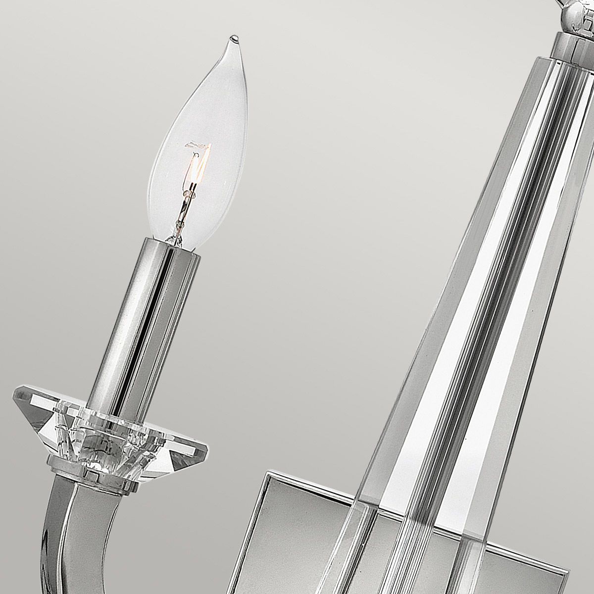 Quintiesse Ascher 2 Light Wall Light - Polished Nickel