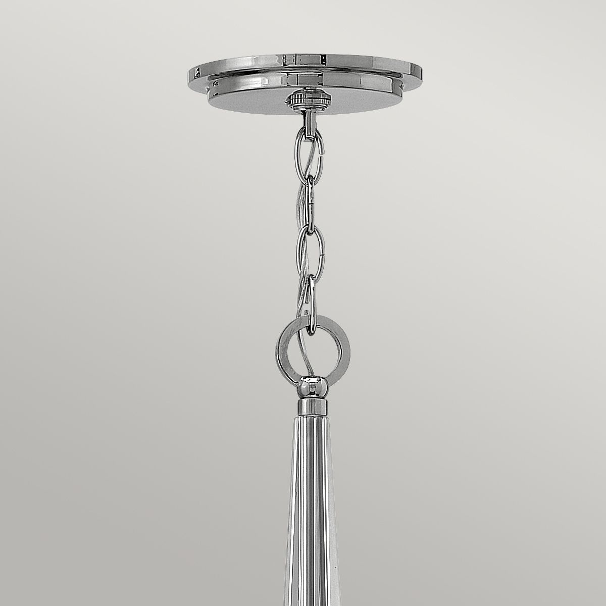 Quintiesse Ascher 6 Light Chandelier - Polished Nickel
