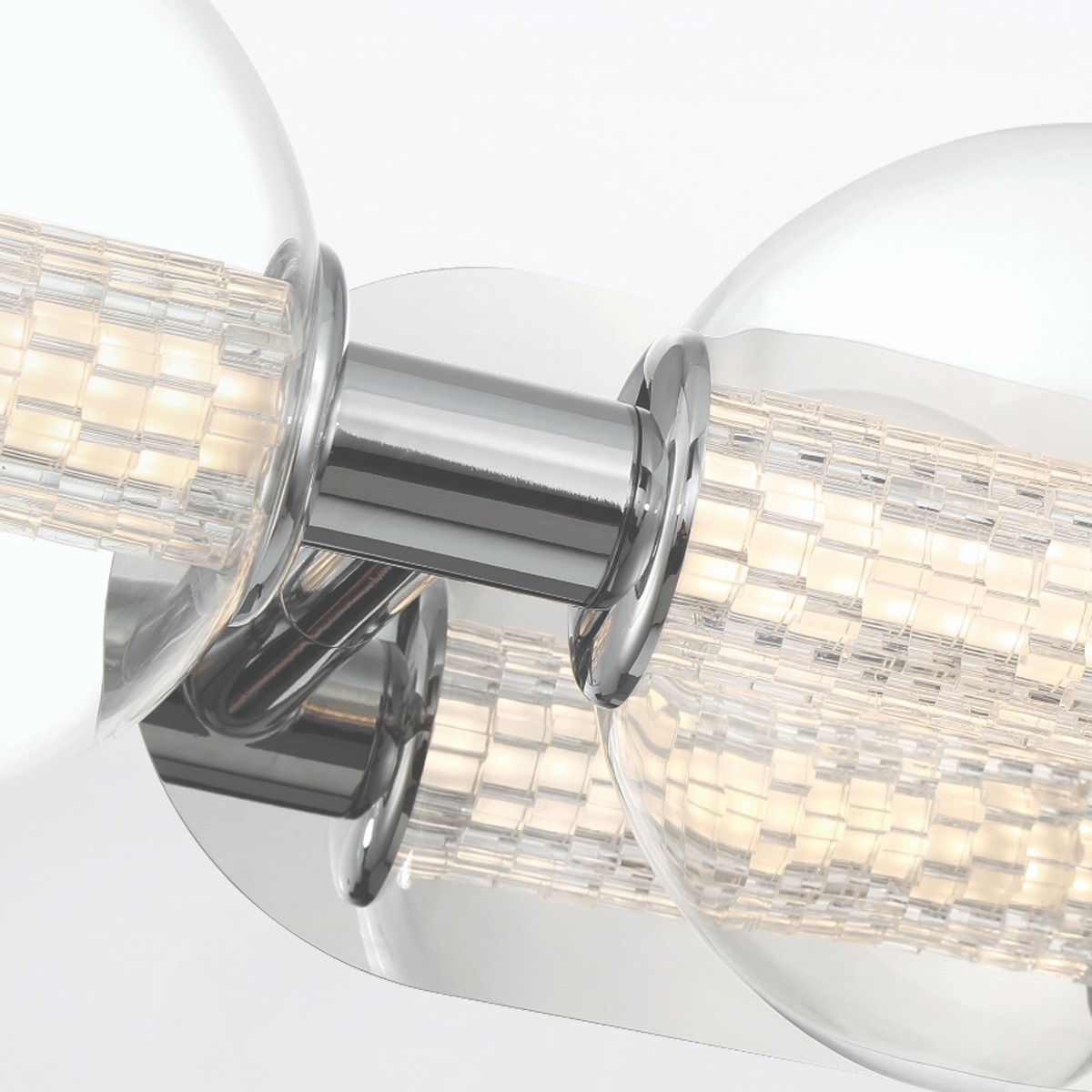 Quintiesse Atomo 3 Light Wall Light - Polished Chrome
