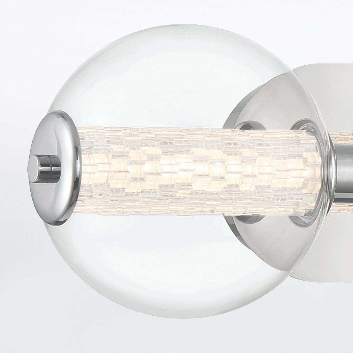 Quintiesse Atomo 3 Light Wall Light - Polished Chrome