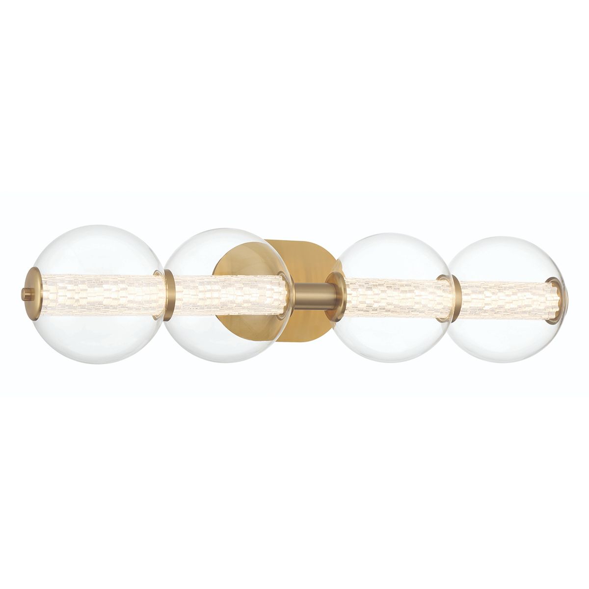 Quintiesse Atomo 4 Light Wall Light - Gold