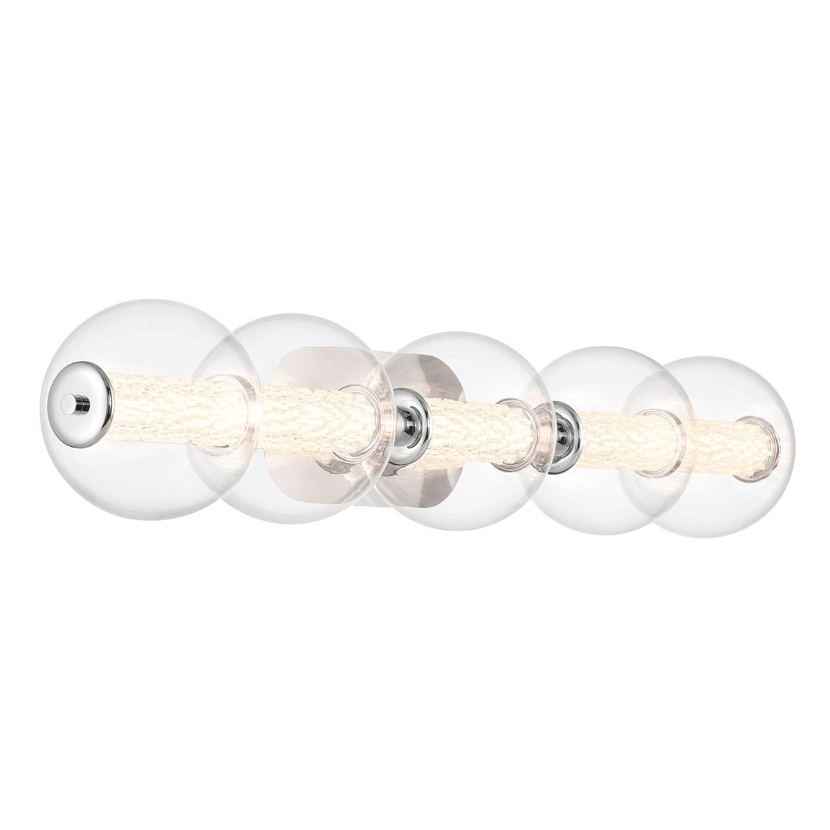 Quintiesse Atomo 5 Light Wall Light - Polished Chrome