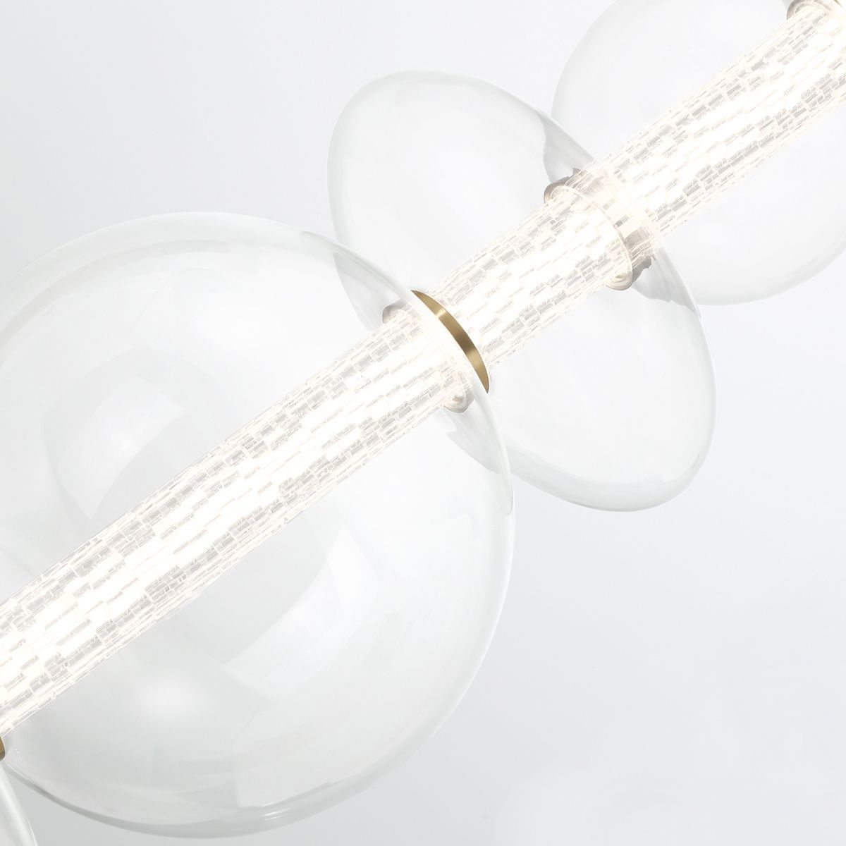 Quintiesse Atomo 7 Light Linear Pendant - Gold