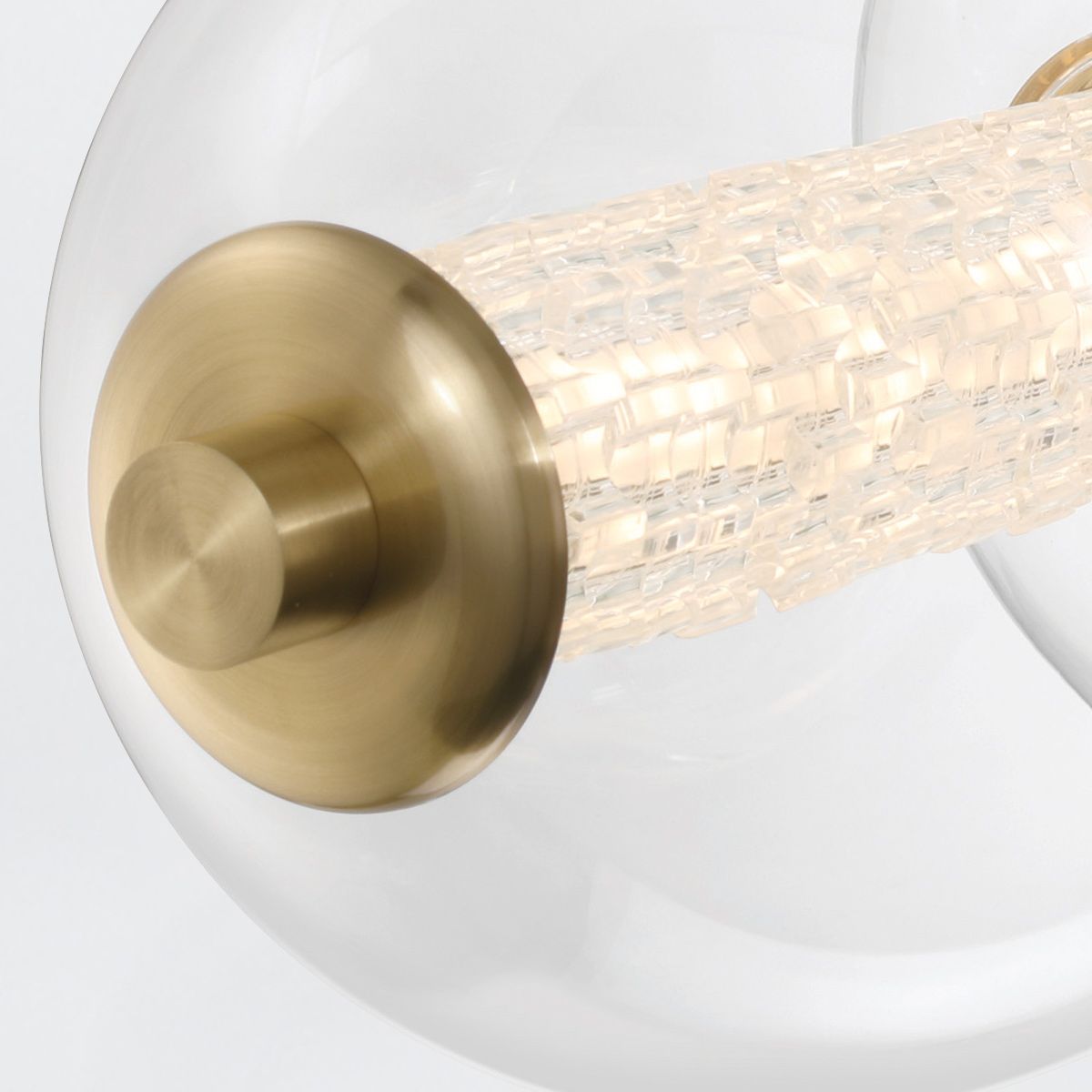 Quintiesse Atomo 7 Light Linear Pendant - Gold
