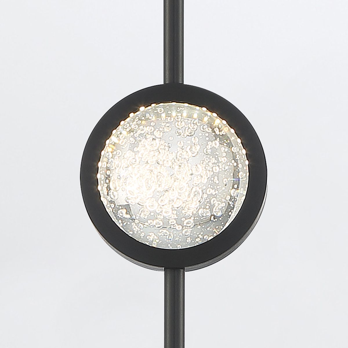Quintiesse Barletta 1 Light Pendant - Black
