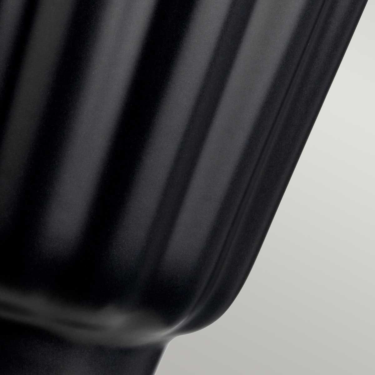Quintiesse Bexley Single Table Lamp - Black & Polished Nickel