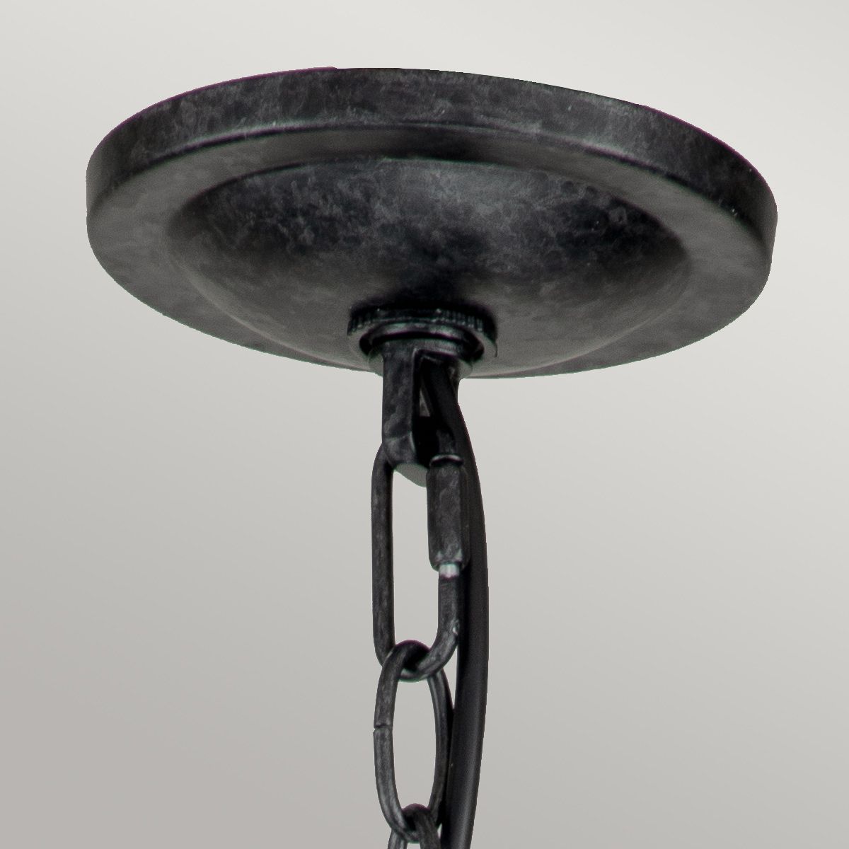 Quintiesse Blacksmith Single Outdoor Pendant - Old Black