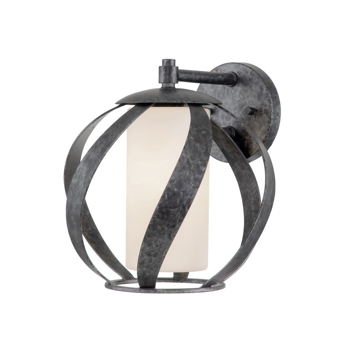 Quintiesse Blacksmith Single Wall Light - Old Black