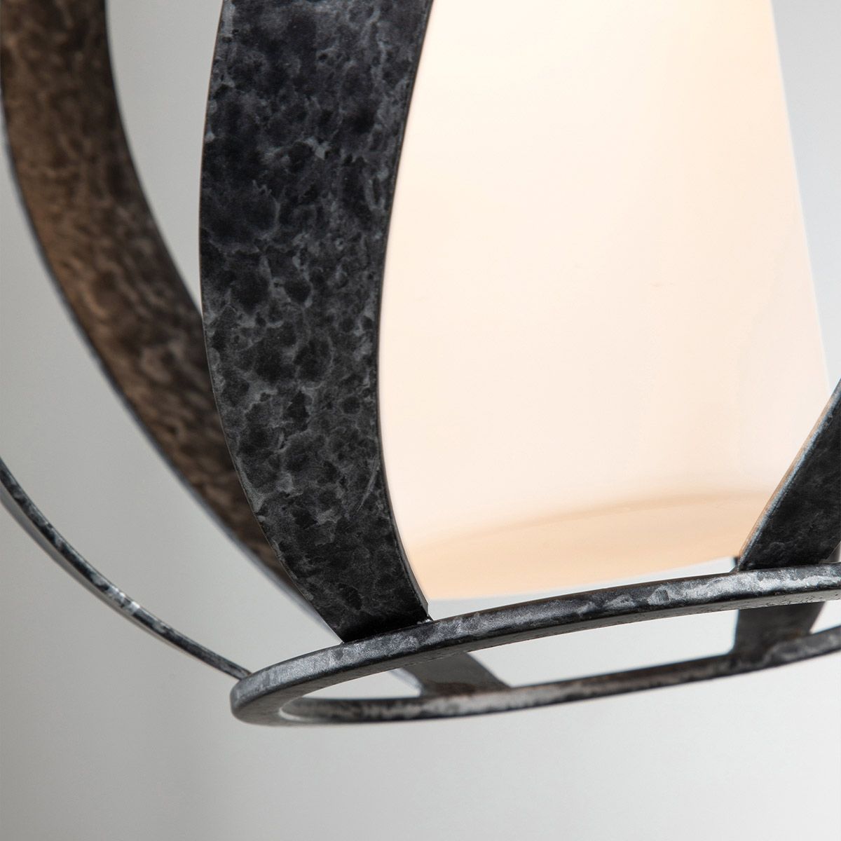 Quintiesse Blacksmith Single Wall Light - Old Black