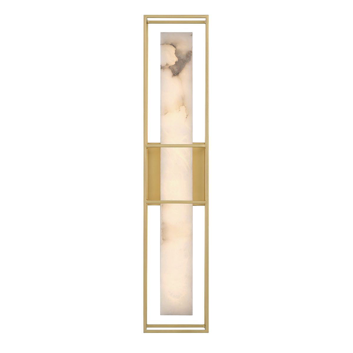 Quintiesse Blakley 1 Light Wall Light Large - Matte Gold