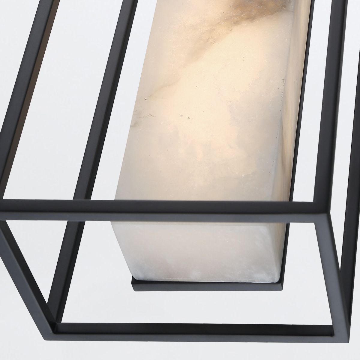 Quintiesse Blakley 1 Light Wall Light Large - Matte Black