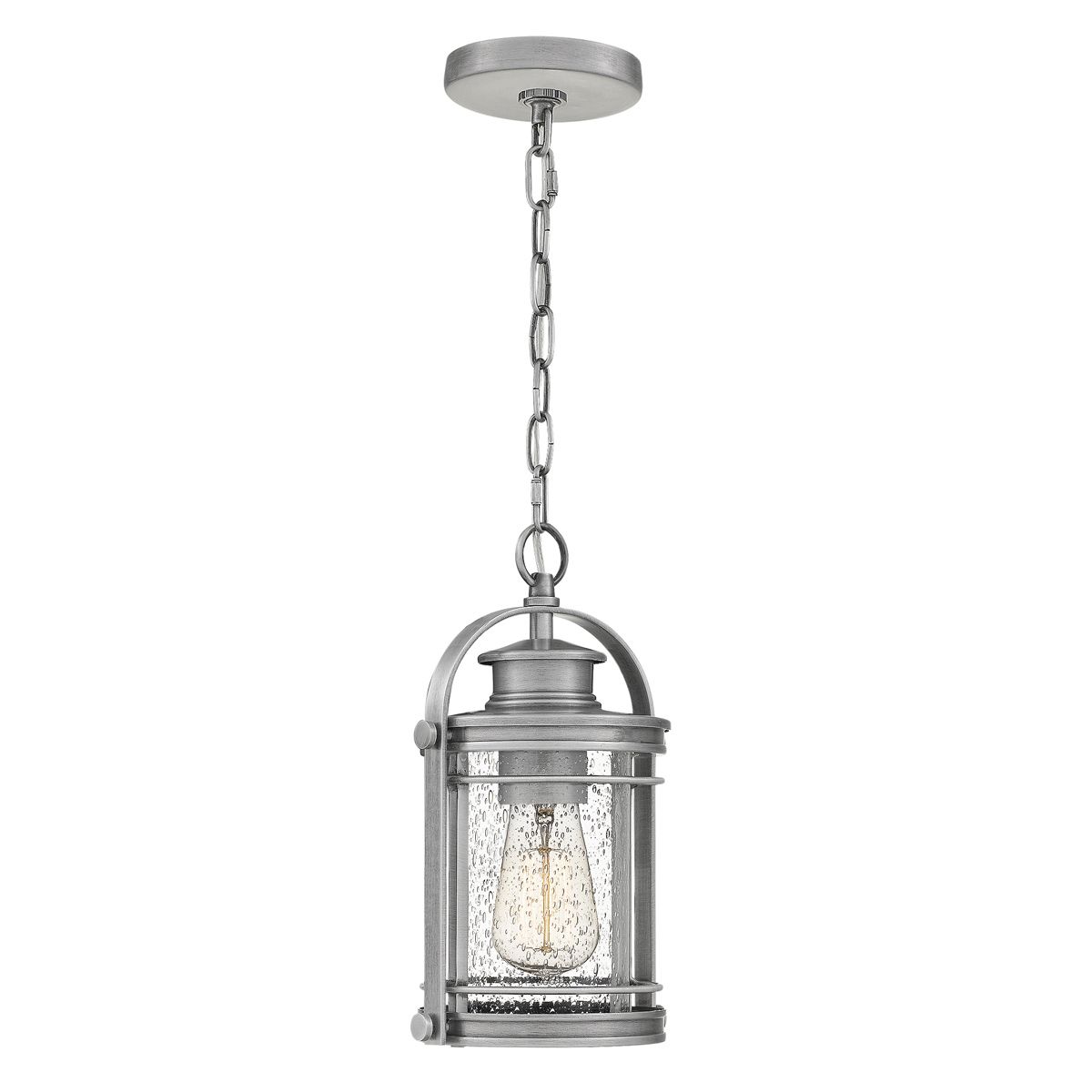 Quintiesse Booker Single Small Chain Lantern - Aluminium