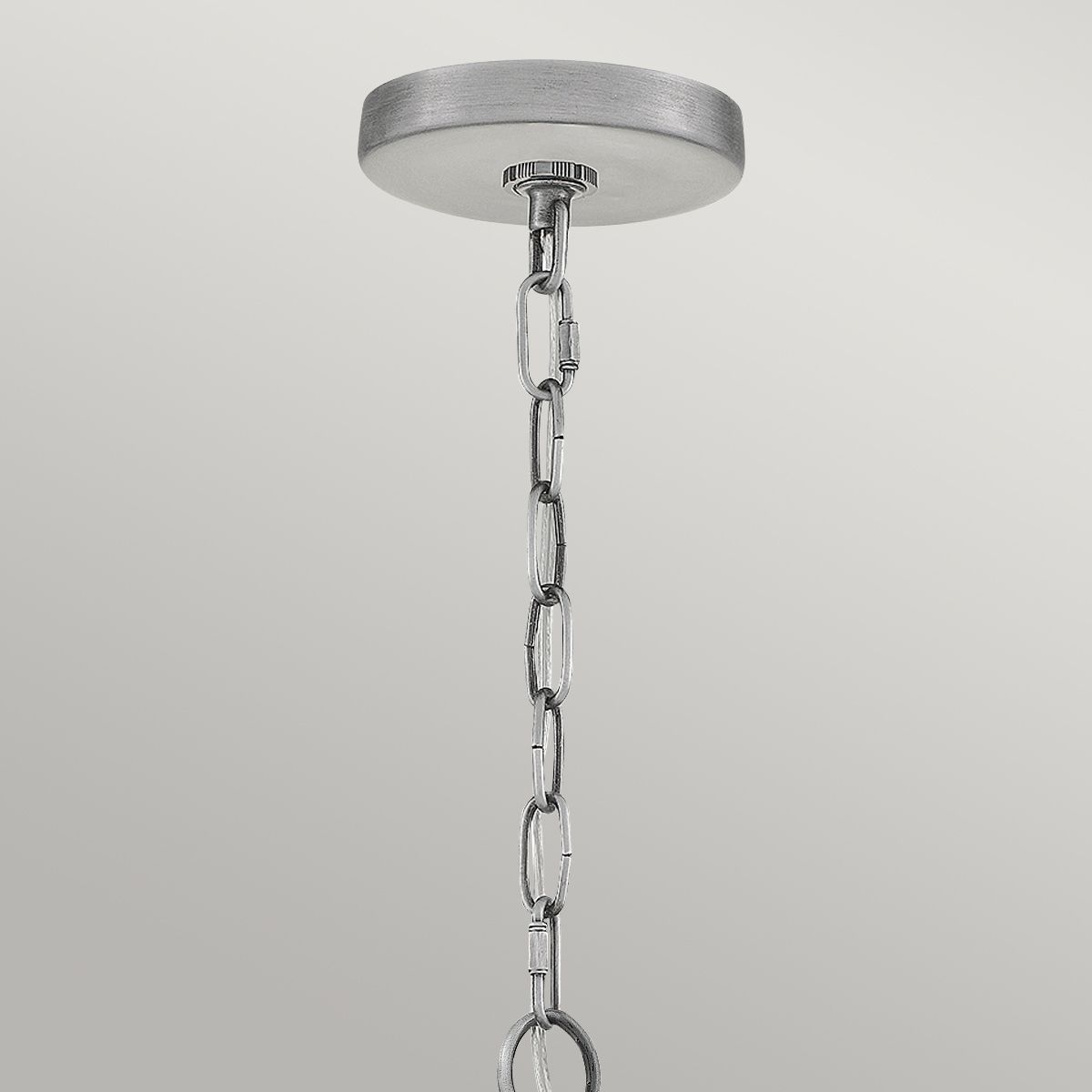 Quintiesse Booker Single Small Chain Lantern - Aluminium