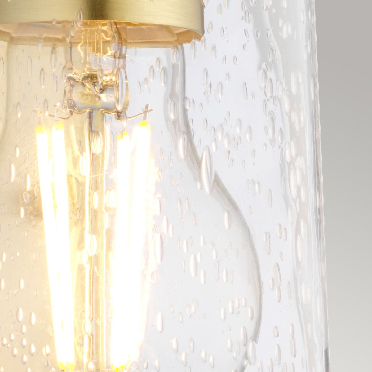 Quintiesse Braelyn Single Bathroom Wall Light - Brushed Brass
