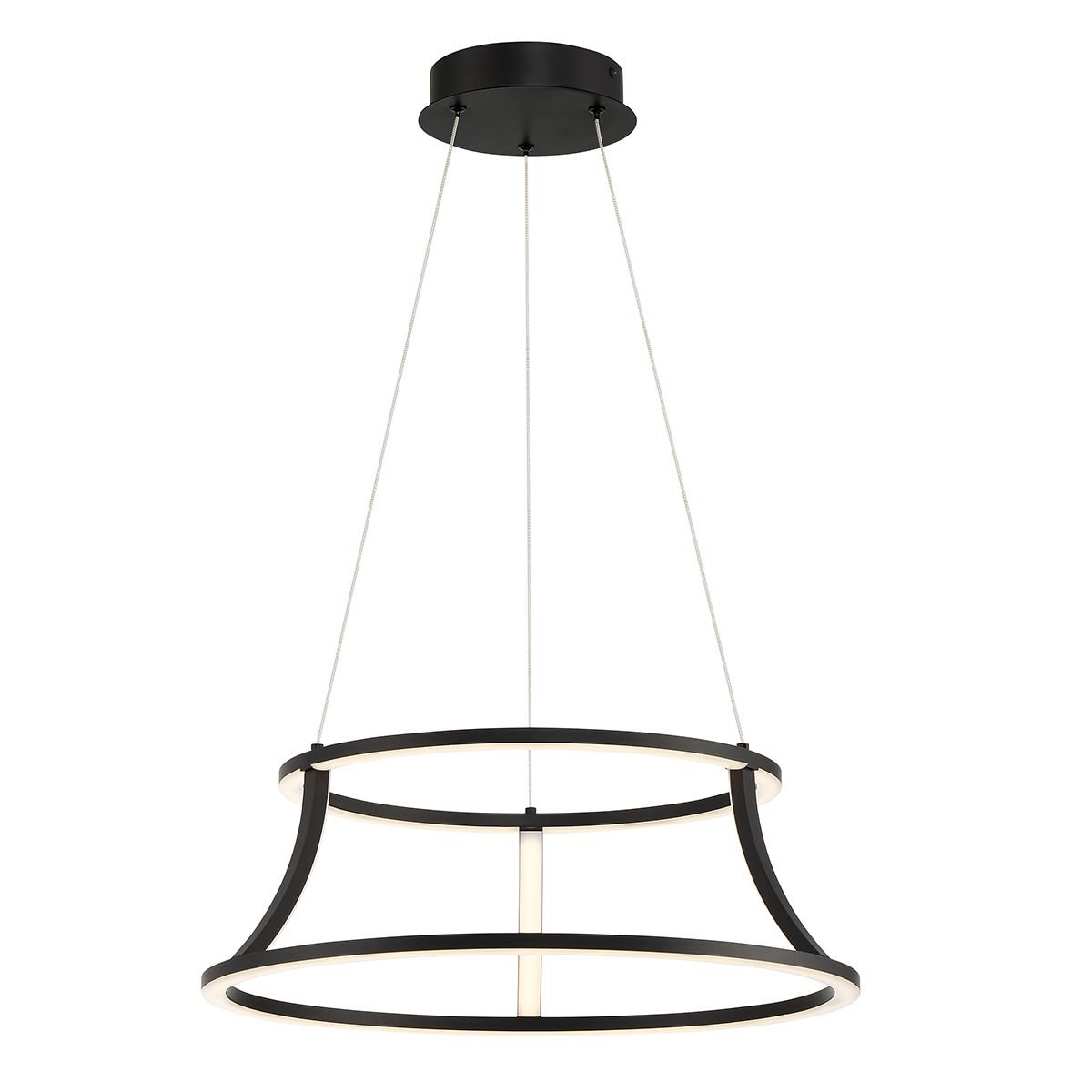 Quintiesse Cadoux Pendant Chandelier - Matte Black