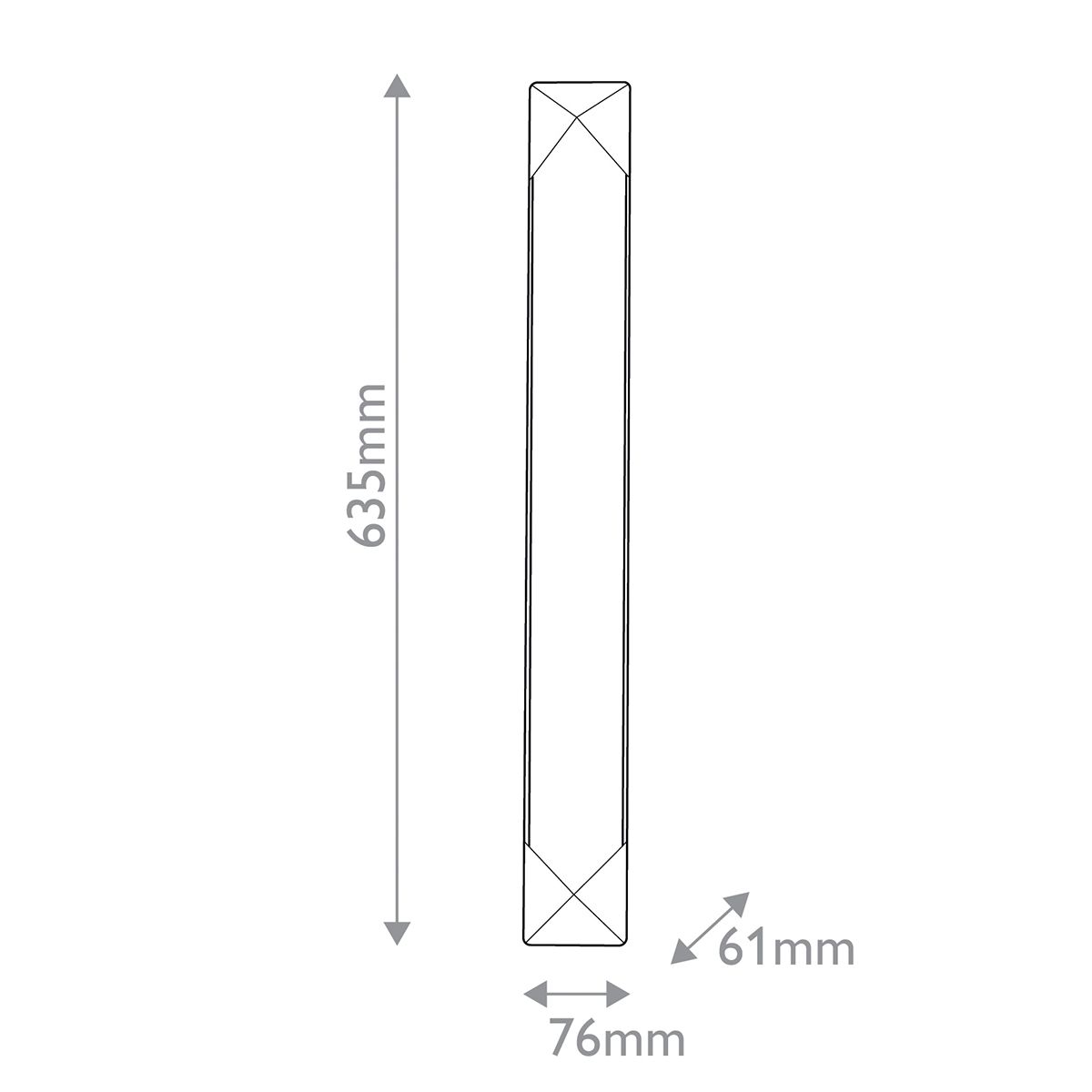 Quintiesse Caesar Large LED Wall Light - Urban Bronze