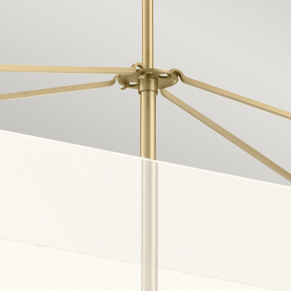 Quintiesse Calters LED Isle Pendant - Campagne Gold