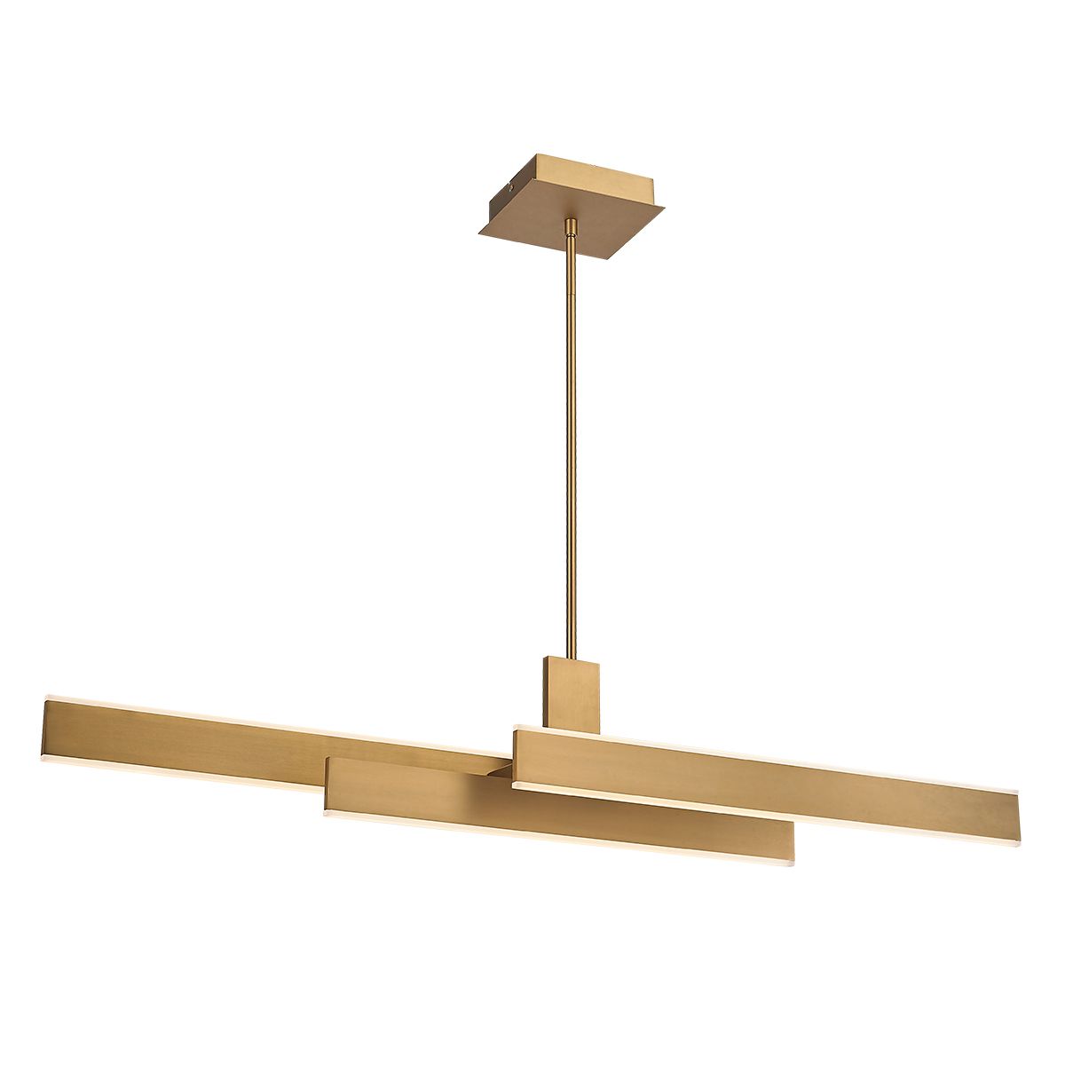Quintiesse Cameno Linear Pendant - Matte Gold