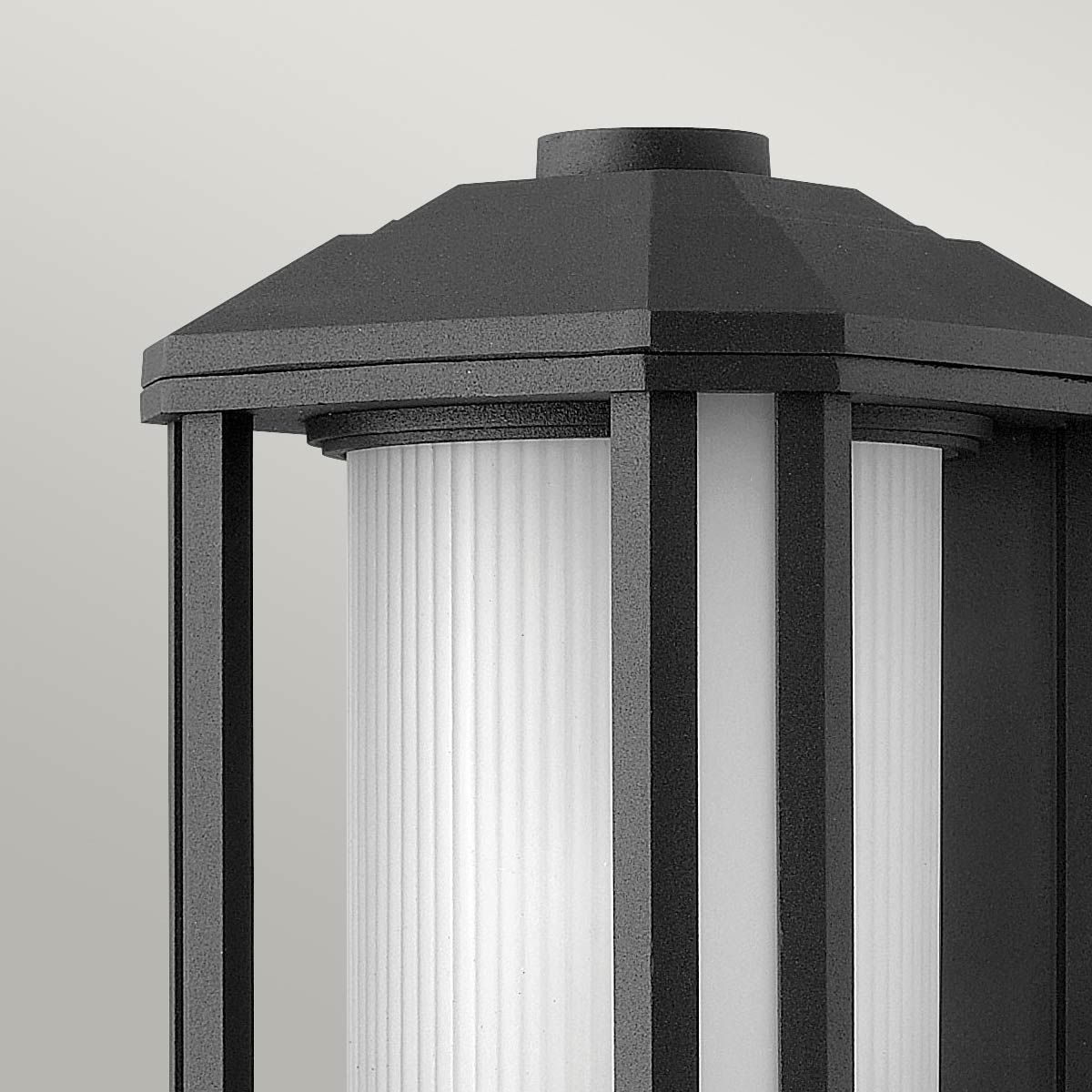 Quintiesse Castelle Single Small Wall Lantern - Black
