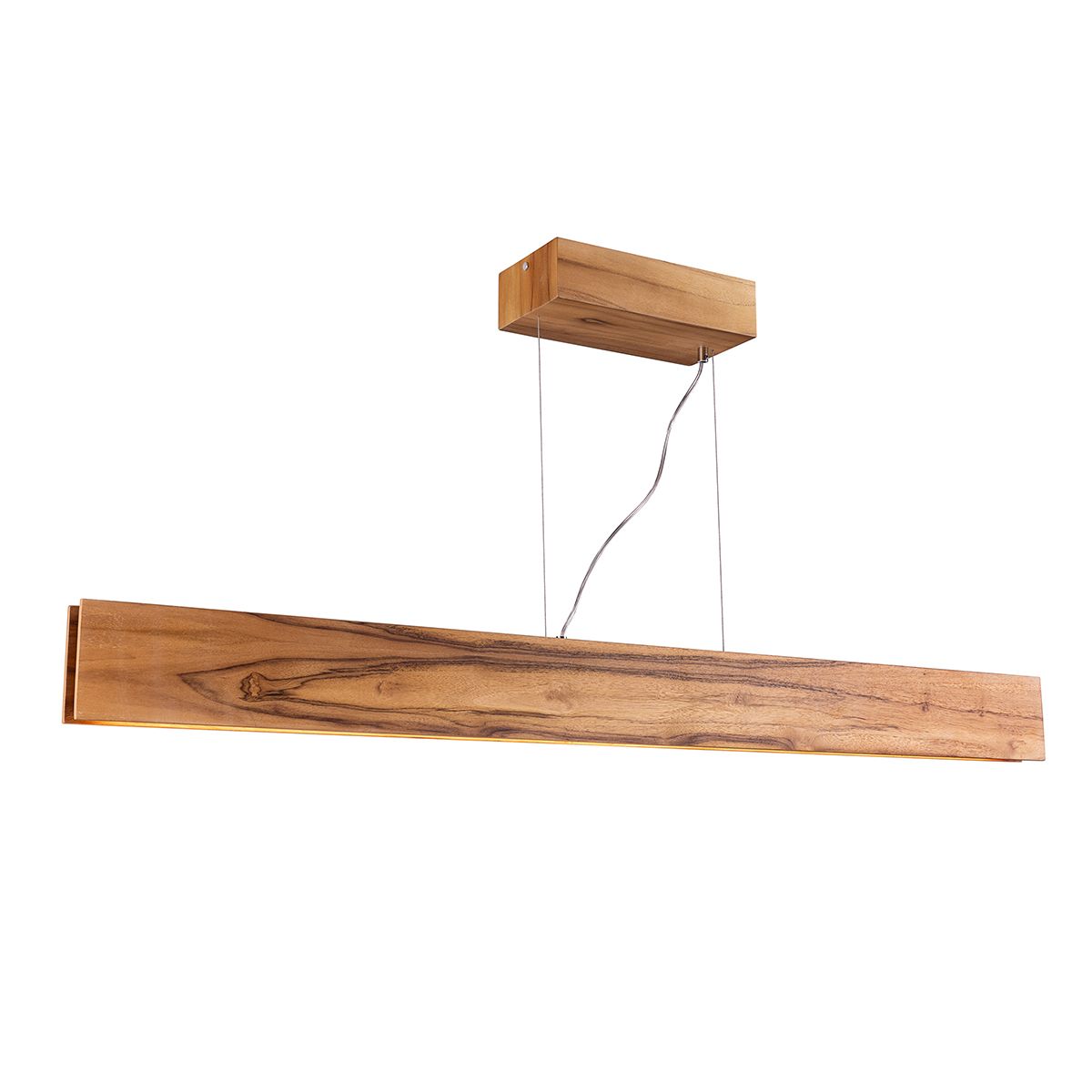 Quintiesse Clean LED Pendant - Teak Veneer