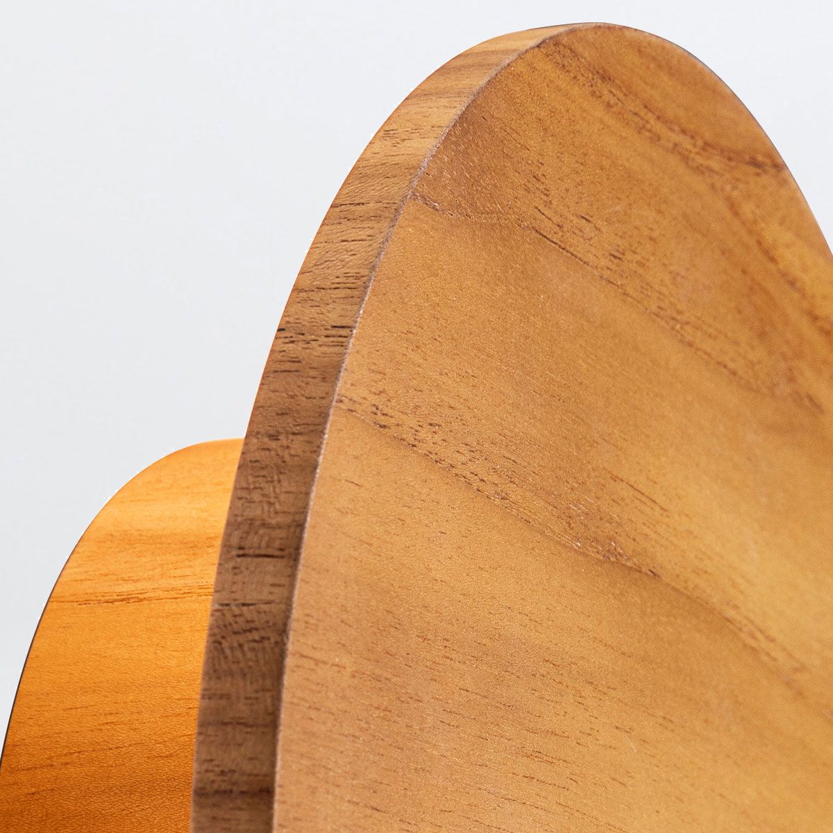 Quintiesse Clean LED Wall Light - Teak Veneer