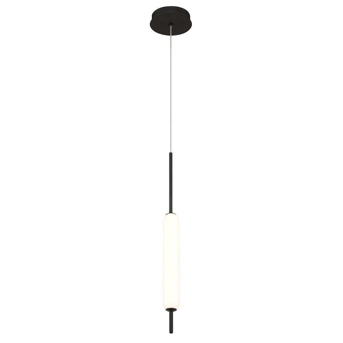 Quintiesse Cumberland 1 Light Pendant - Matte Black
