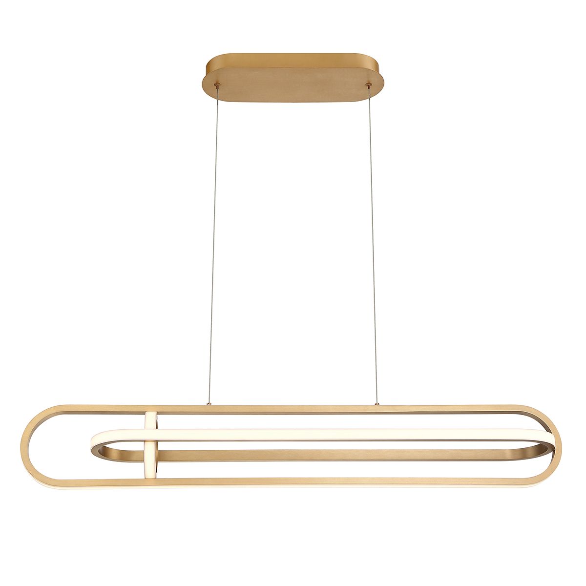 Quintiesse Demark Linear Pendant - Matte Gold