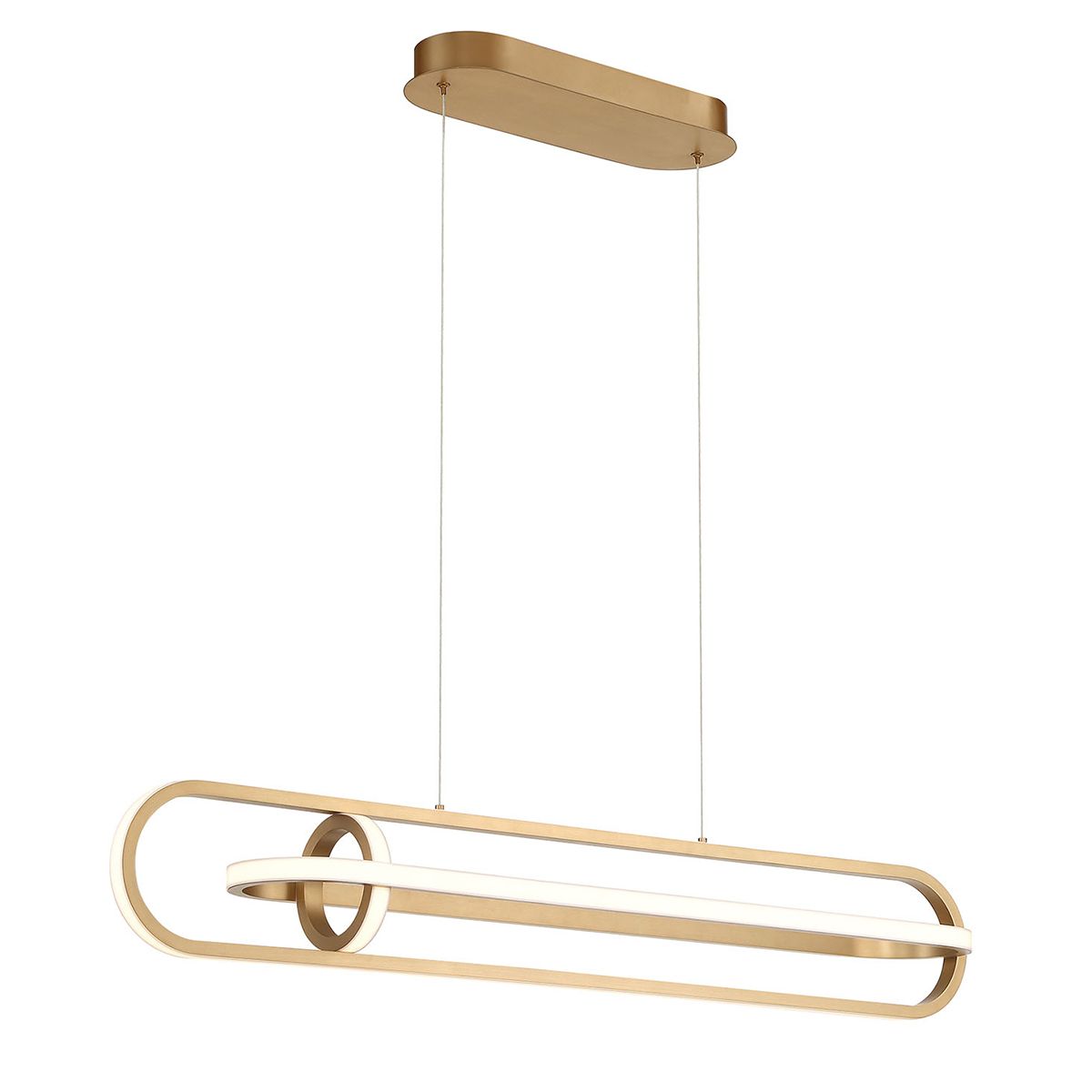 Quintiesse Demark Linear Pendant - Matte Gold