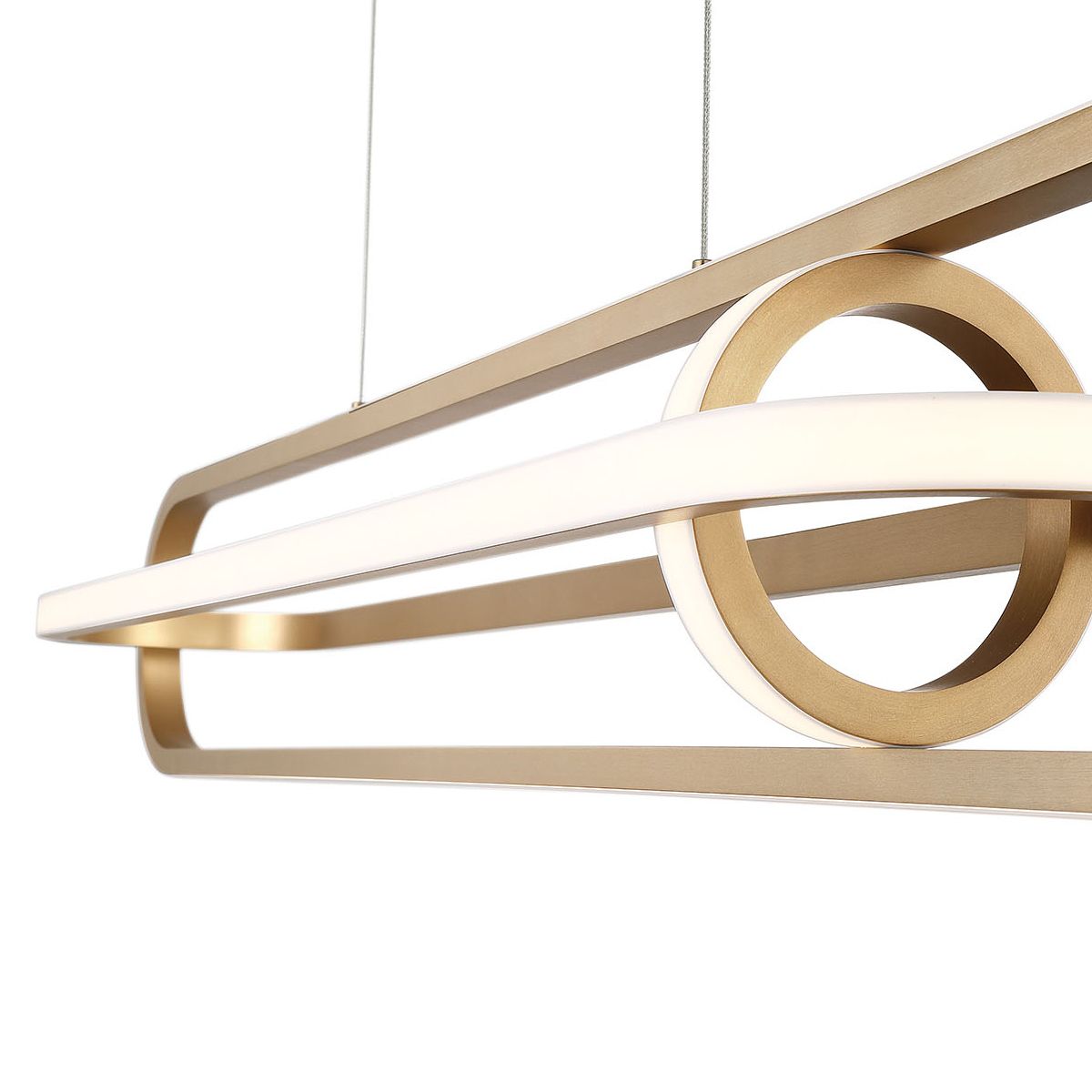 Quintiesse Demark Linear Pendant - Matte Gold