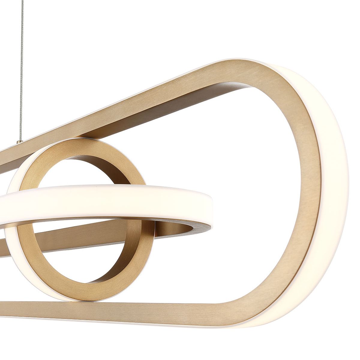 Quintiesse Demark Linear Pendant - Matte Gold