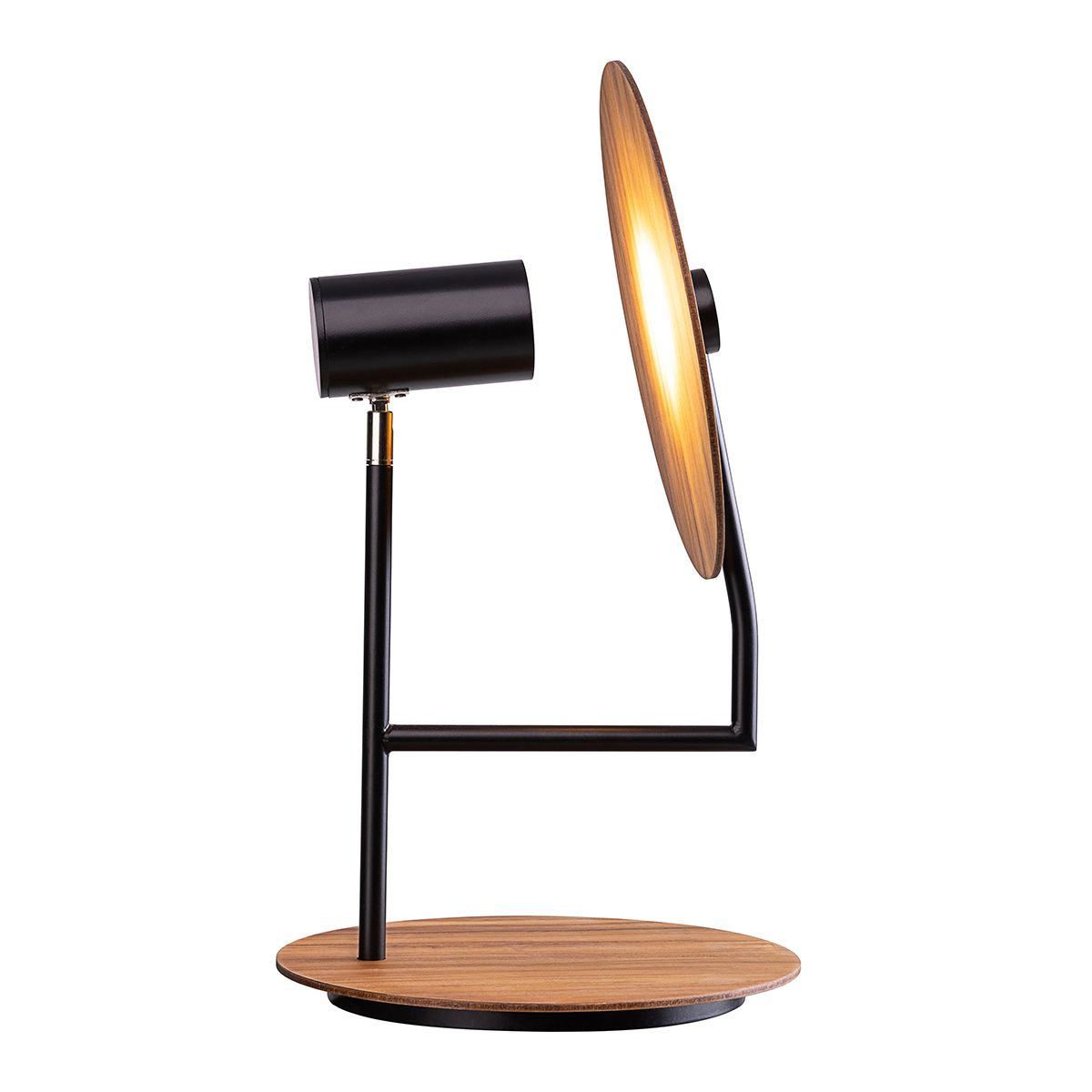 Quintiesse Dot Table Lamp - Teak Veneer