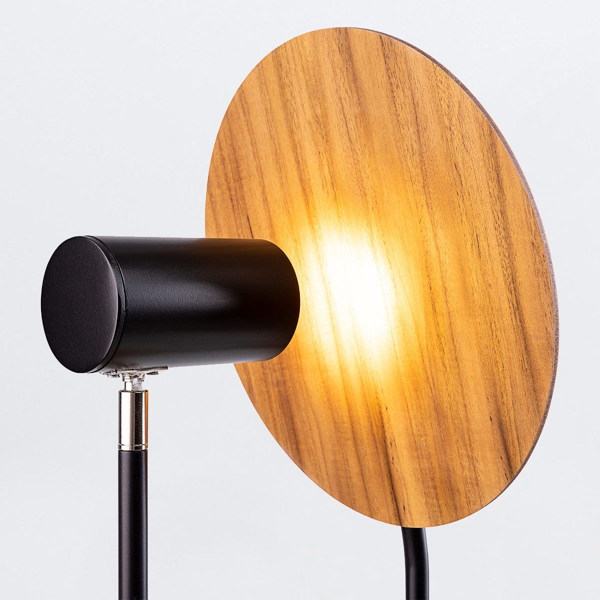 Quintiesse Dot Table Lamp - Teak Veneer