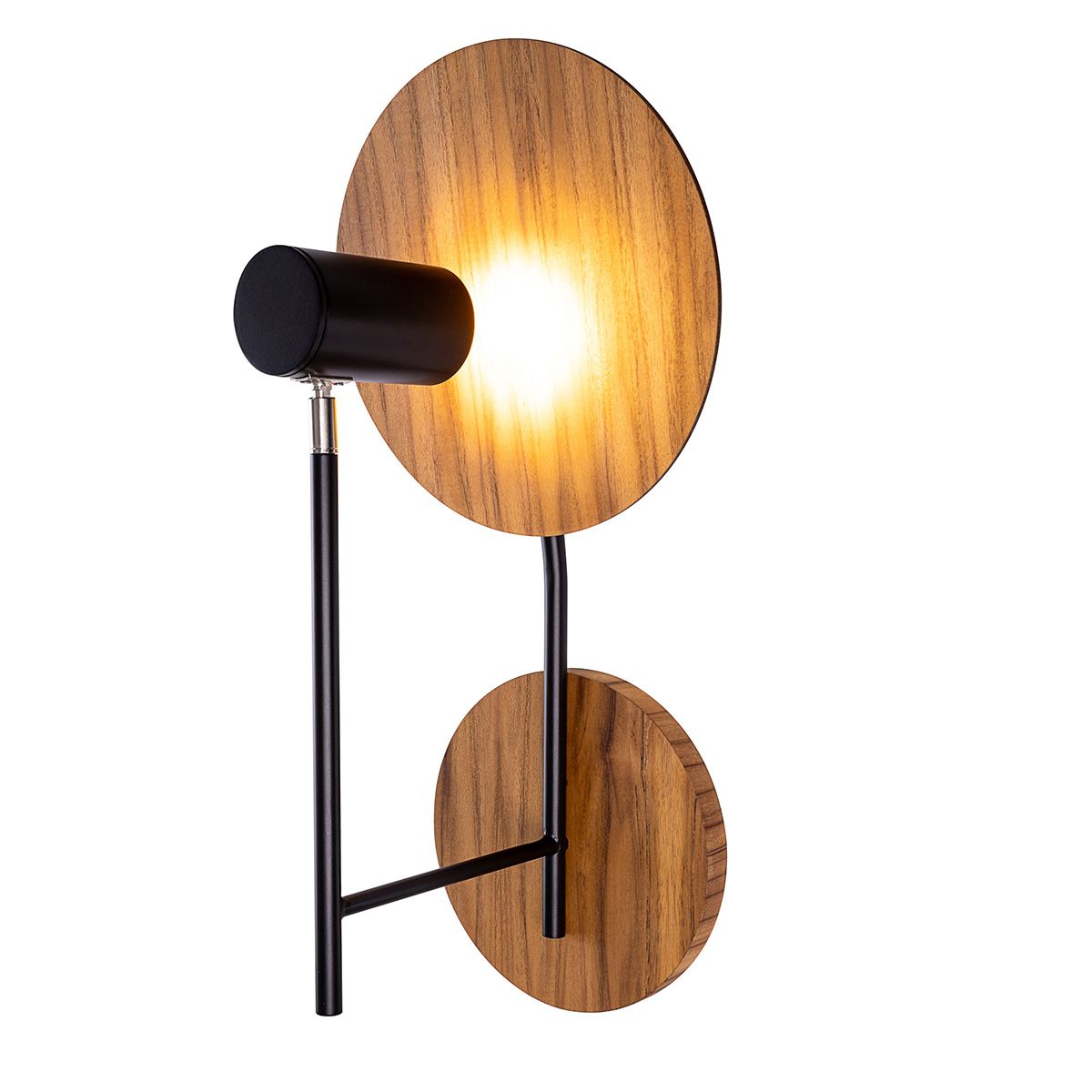 Quintiesse Dot Wall Light - Teak Veneer
