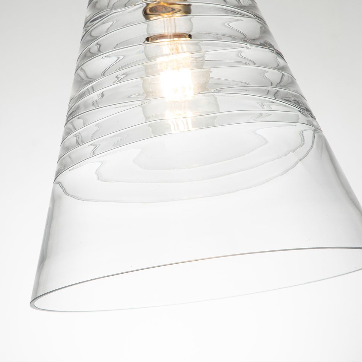 Quintiesse Elmore Single Pendant - Burnished Brass