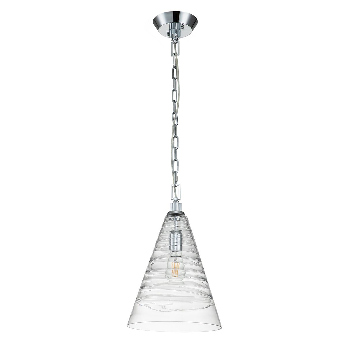 Quintiesse Elmore Single Pendant - Polished Chrome