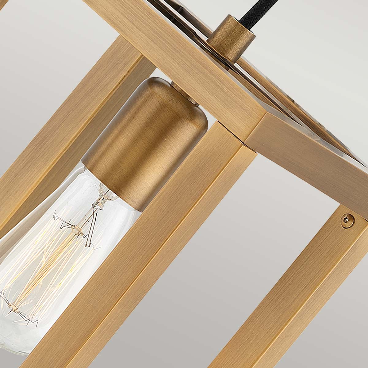Quintiesse Ensemble Single Pendant / Wall Light - Brushed Bronze