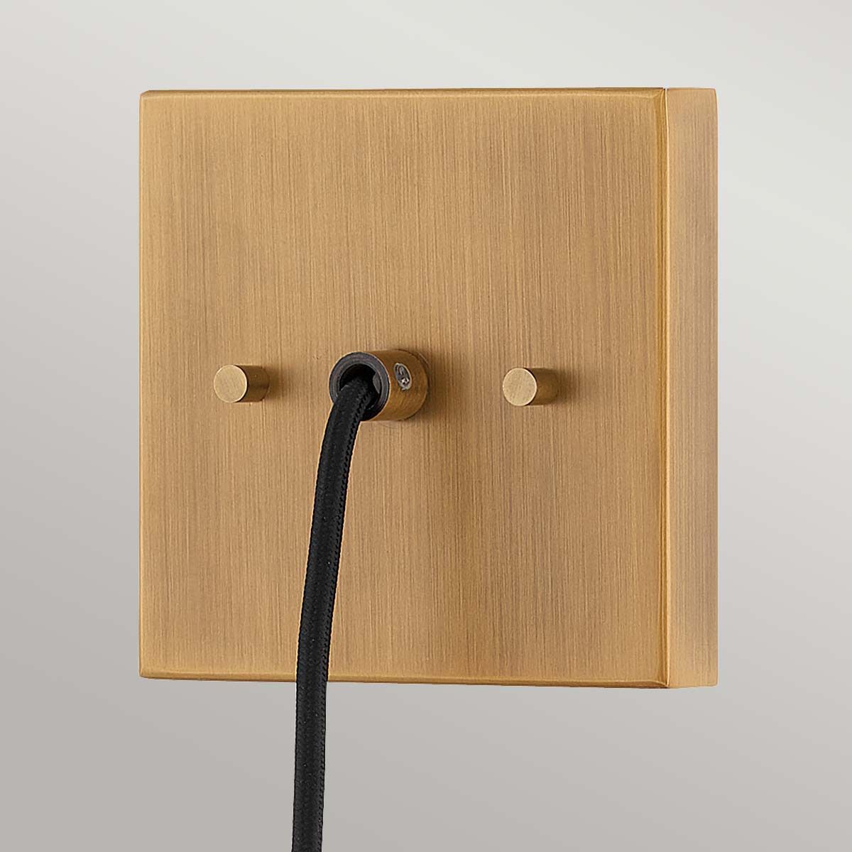 Quintiesse Ensemble Single Pendant / Wall Light - Brushed Bronze