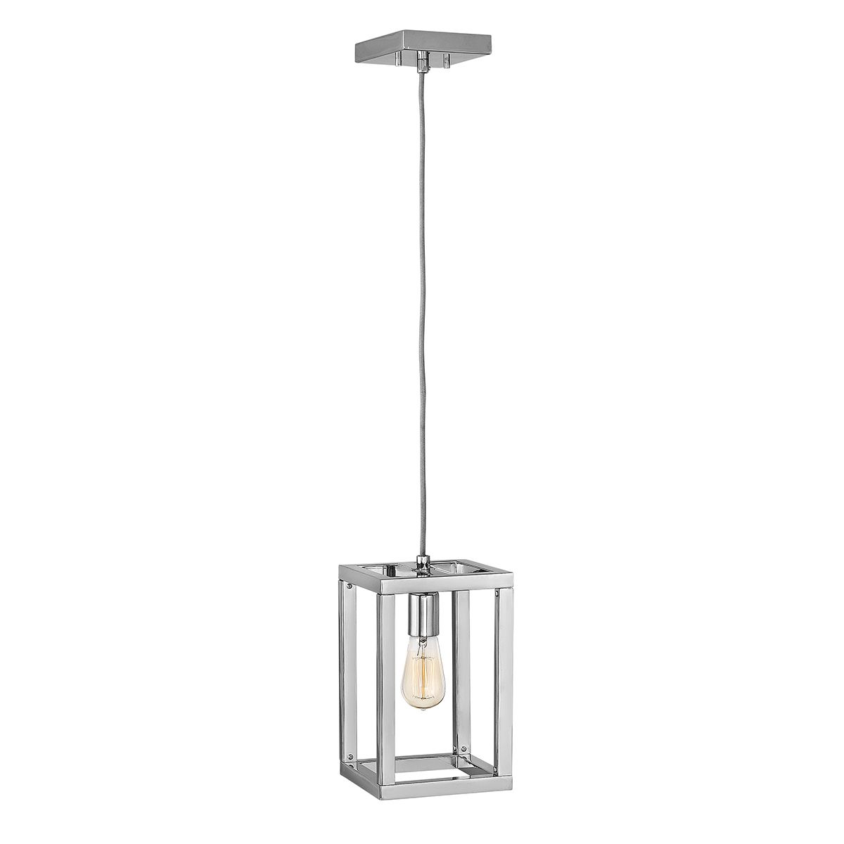 Quintiesse Ensemble Single Pendant / Wall Light - Polished Nickel