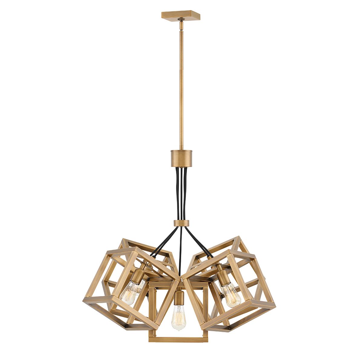 Quintiesse Ensemble 5 Light Pendant - Brushed Bronze