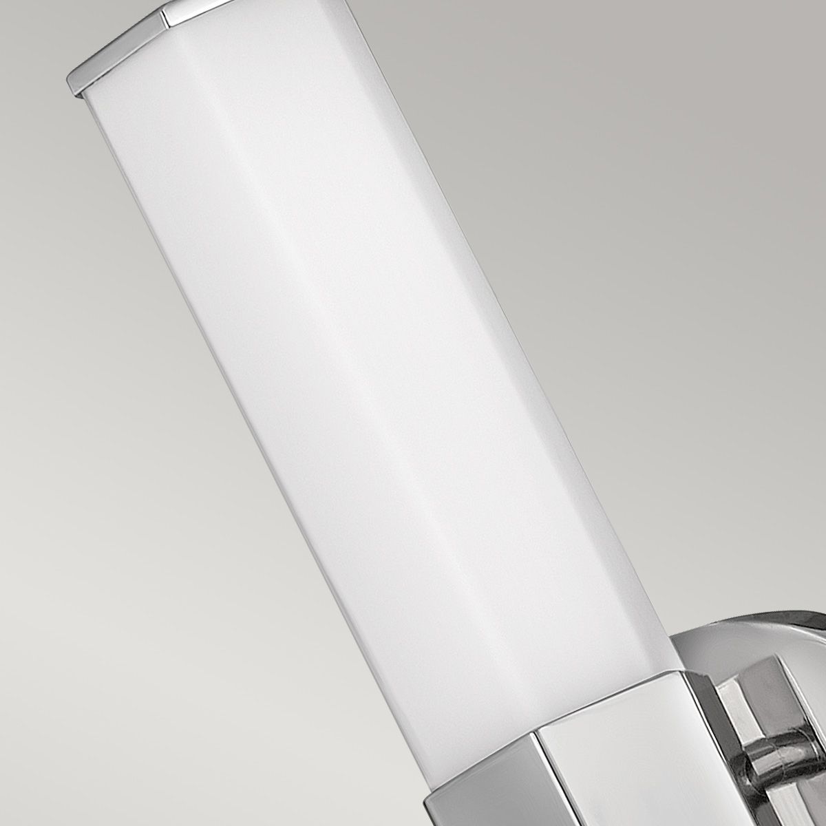 Quintiesse Facet Single LED Bathroom Wall Light - Polished Chrome