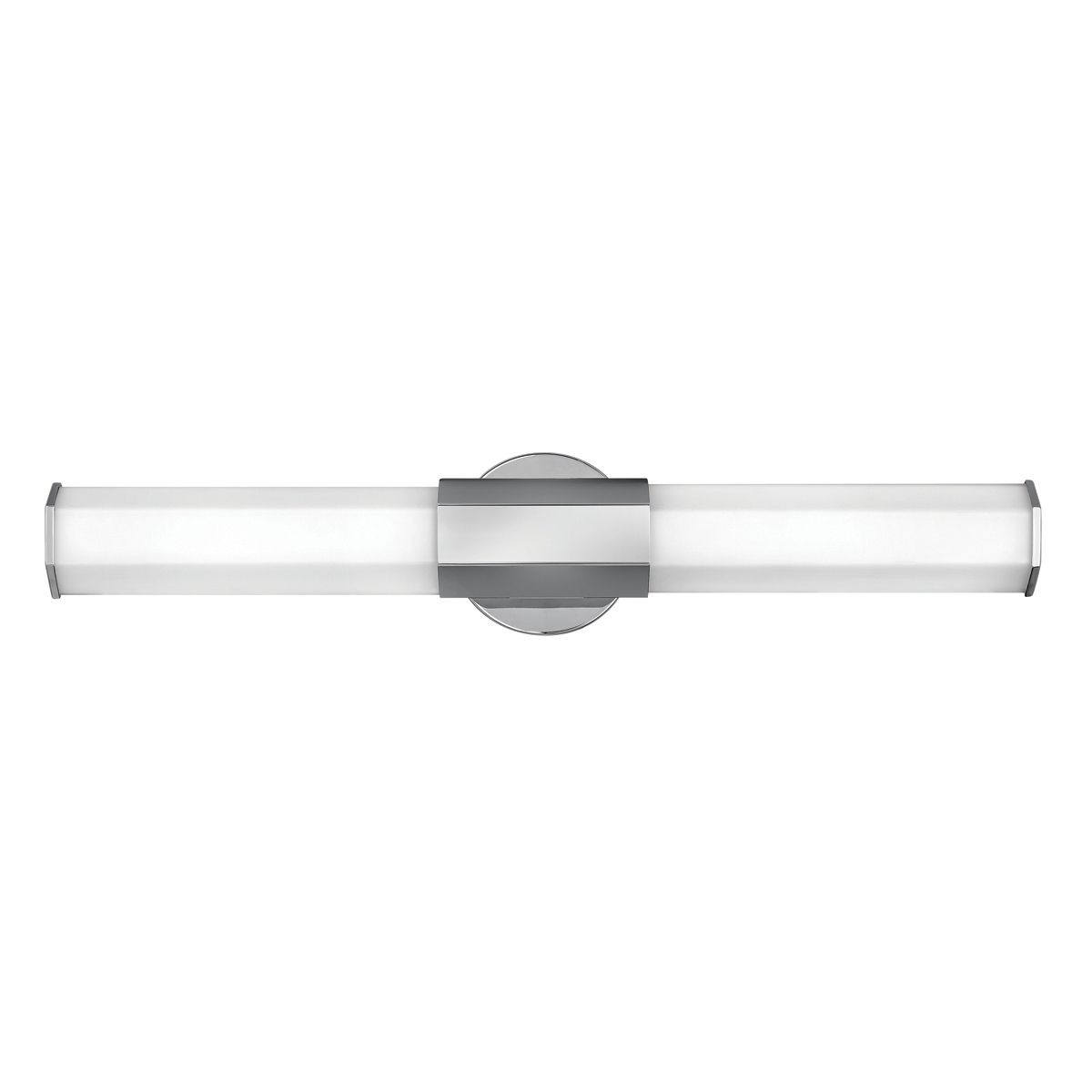 Quintiesse Facet Dual LED Bathroom Wall Light - Polished Chrome
