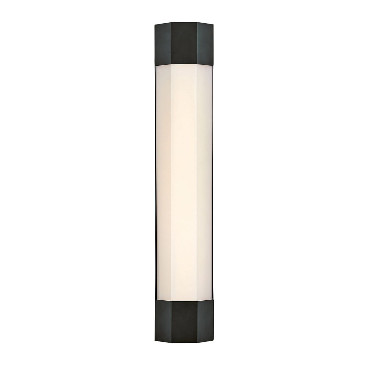 Quintiesse Facet Large LED Wall Light - Matte Black