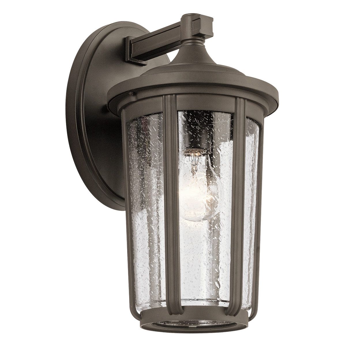 Quintiesse Fairfield Single Large Wall Lantern - Olde Bronze