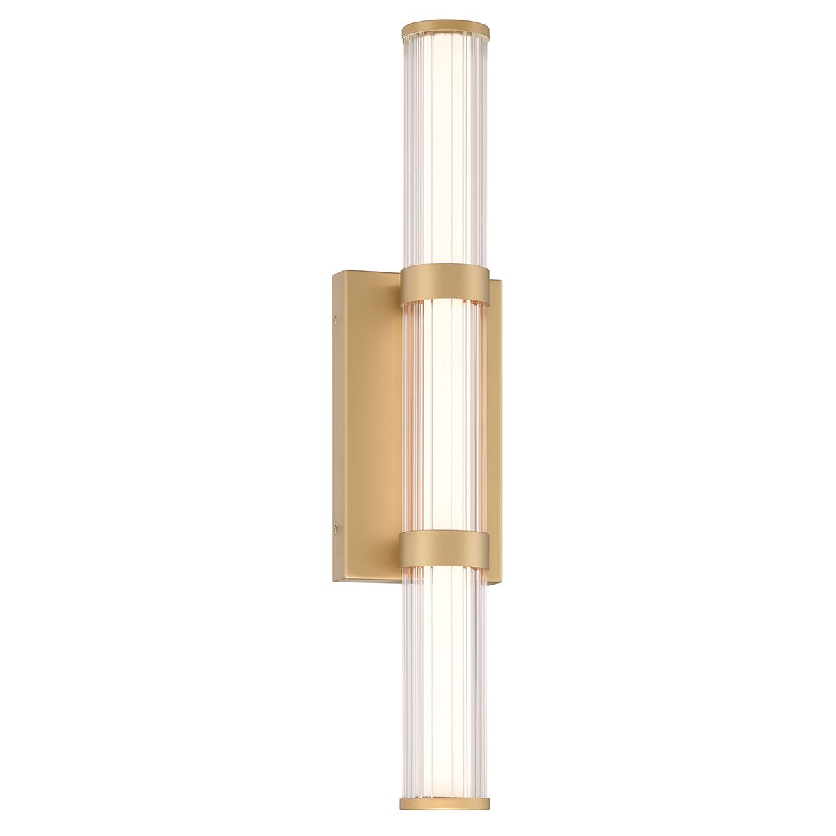 Quintiesse Fayton Medium LED Wall Light - Matte Gold