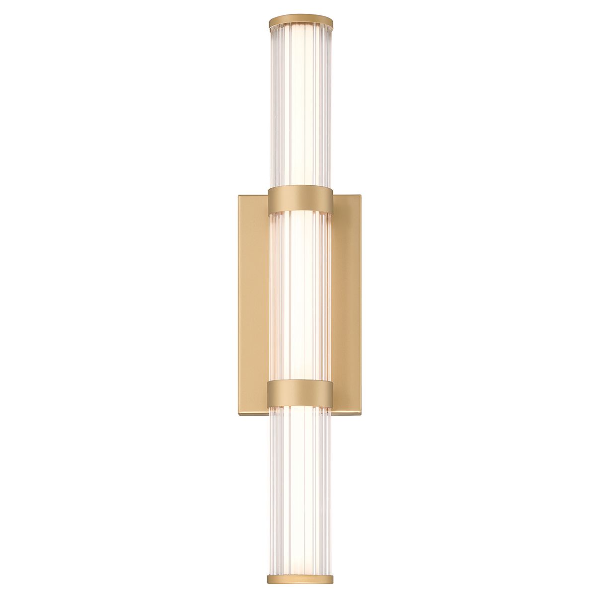Quintiesse Fayton Medium LED Wall Light - Matte Gold