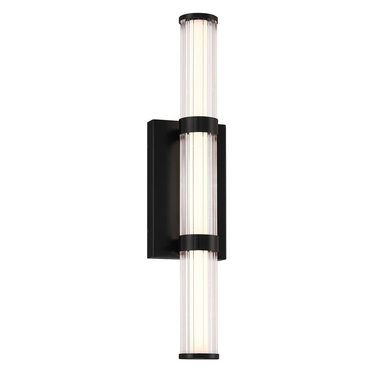 Quintiesse Fayton Medium LED Wall Light - Matte Black