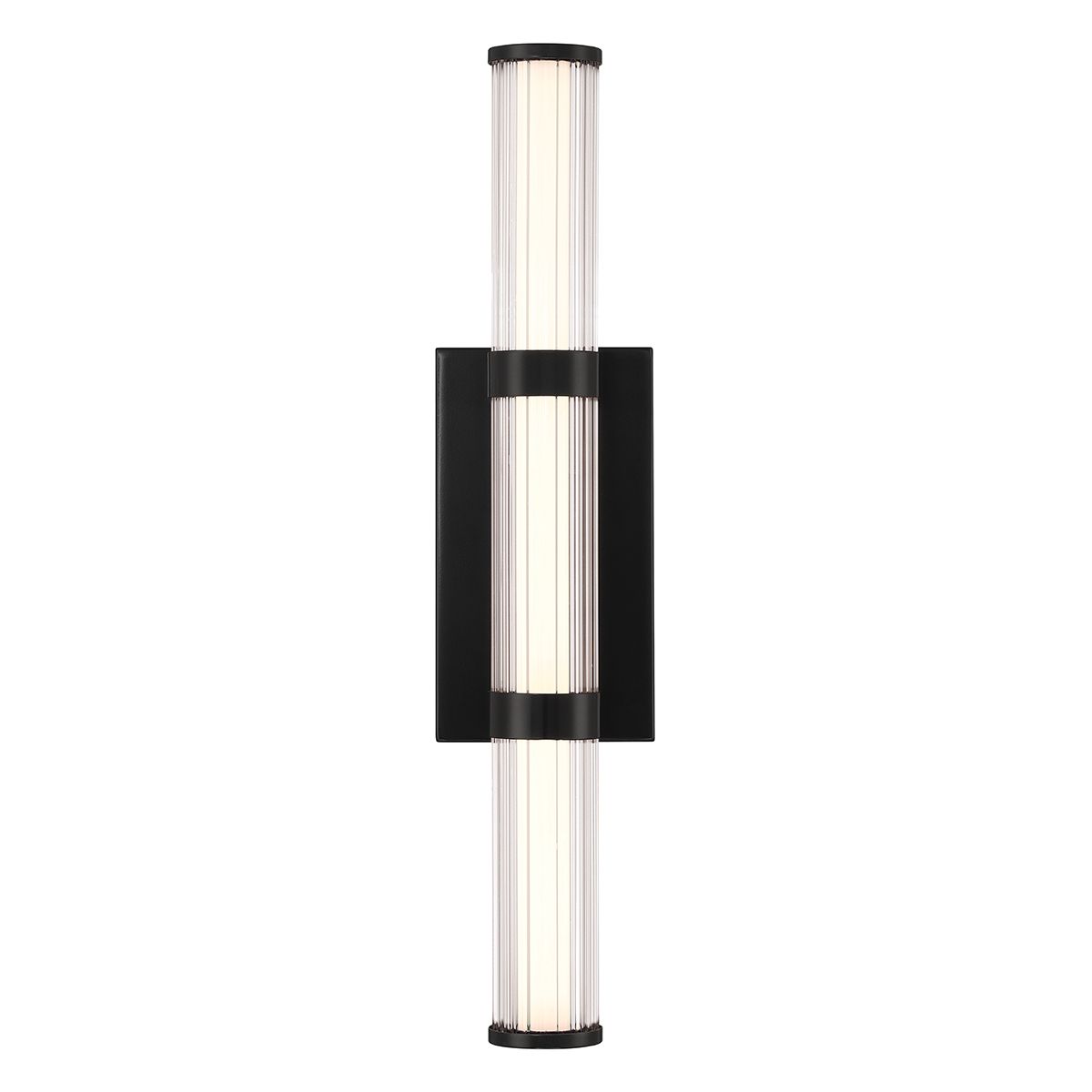 Quintiesse Fayton Medium LED Wall Light - Matte Black