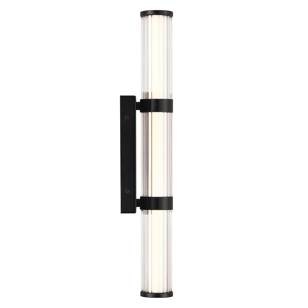 Quintiesse Fayton Medium LED Wall Light - Matte Black